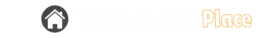 Logo of "Home Sweet Place" with a house icon on the left side.