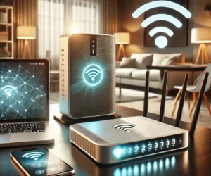 High-speed internet modem and router in 2024