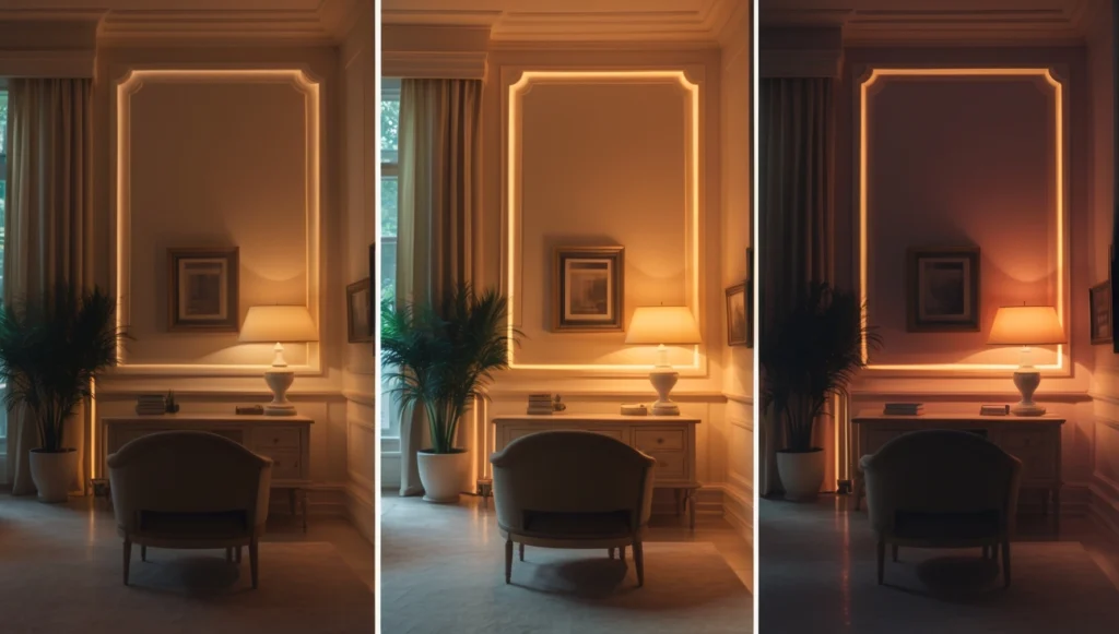 room interior decoration secrets A series of three small photos arranged ho 2