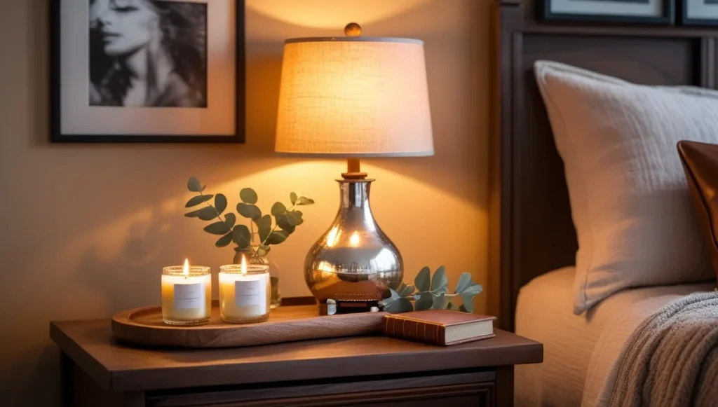 Room scent and candle setup result Room scent and candle setup result